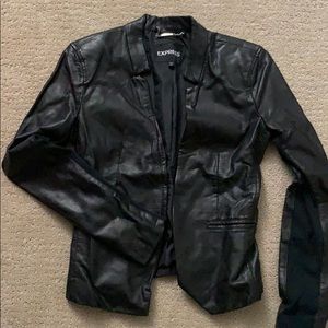 Express leather jacket